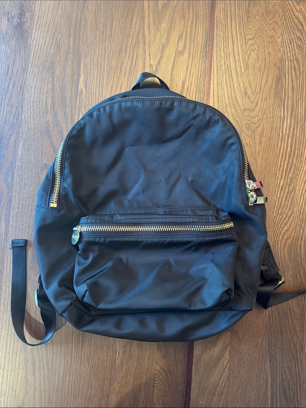 Stoney Clover Lane Black Kids Backpack Gold hardware